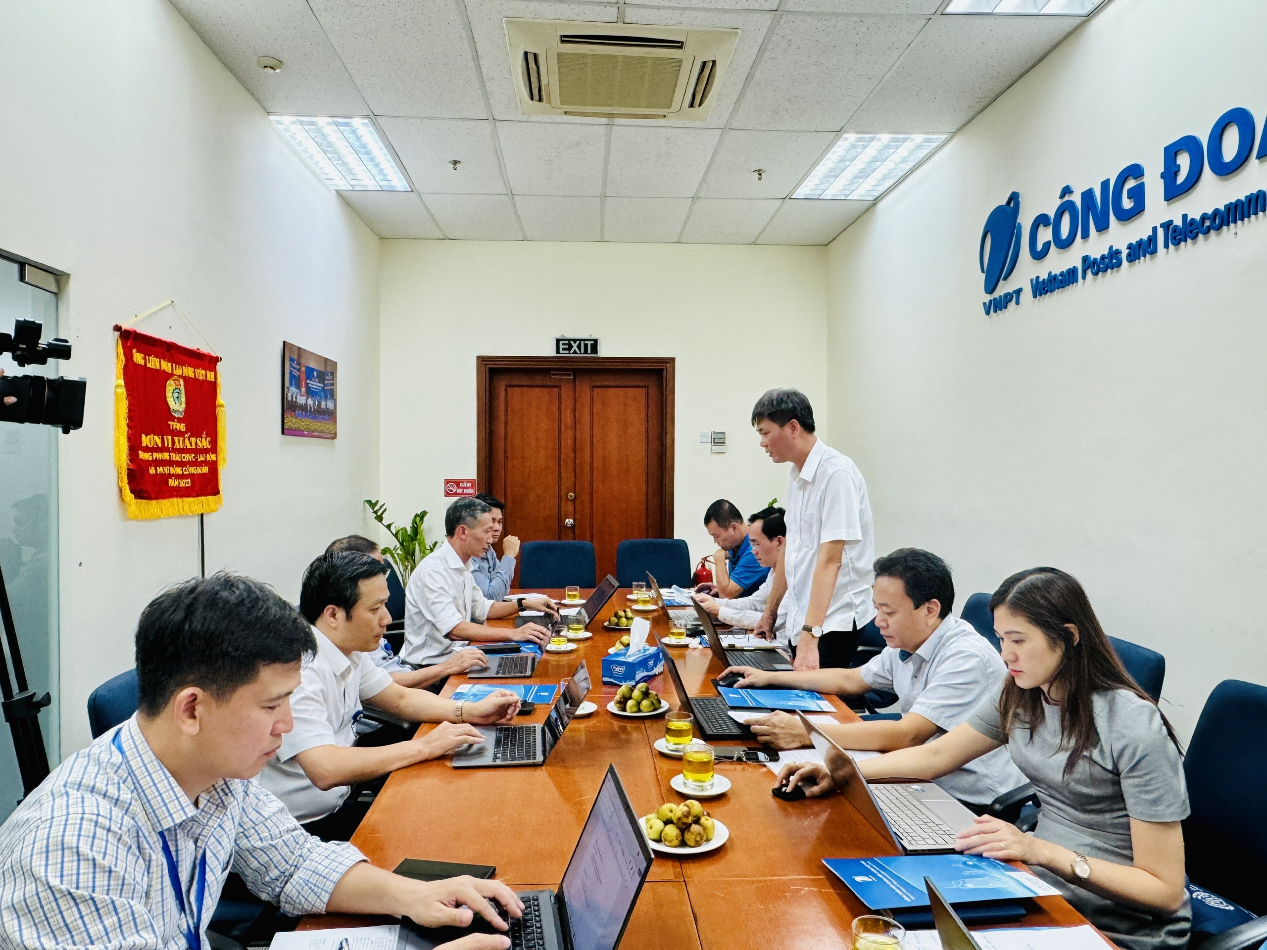 Đoàn giám sát của Tổng Liên đoàn lao động Việt Nam thực hiện Giám sát chuyên đề tại Công đoàn VNPT