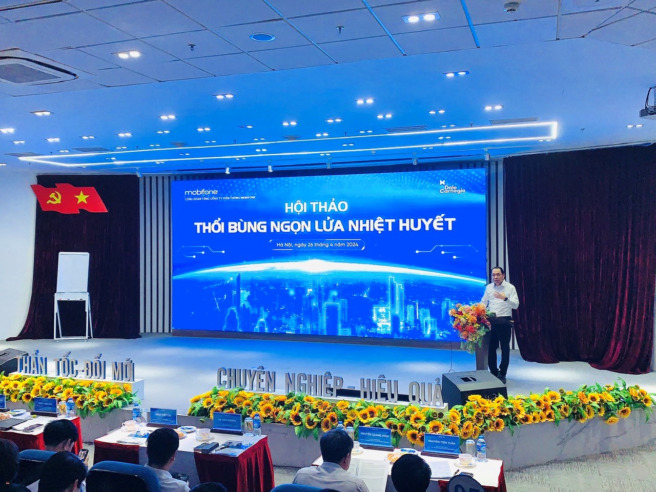 CÔNG ĐOÀN MOBIFONE TỔ CHỨC HỘI THẢO “ THỔI BÙNG NGỌN LỬA NHIỆT HUYẾT”