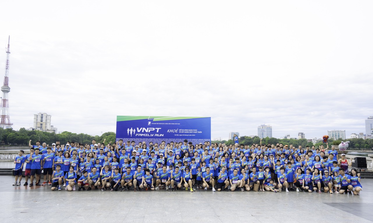 Thêm gắn kết qua Giải chạy VNPT Family Run năm 2024
