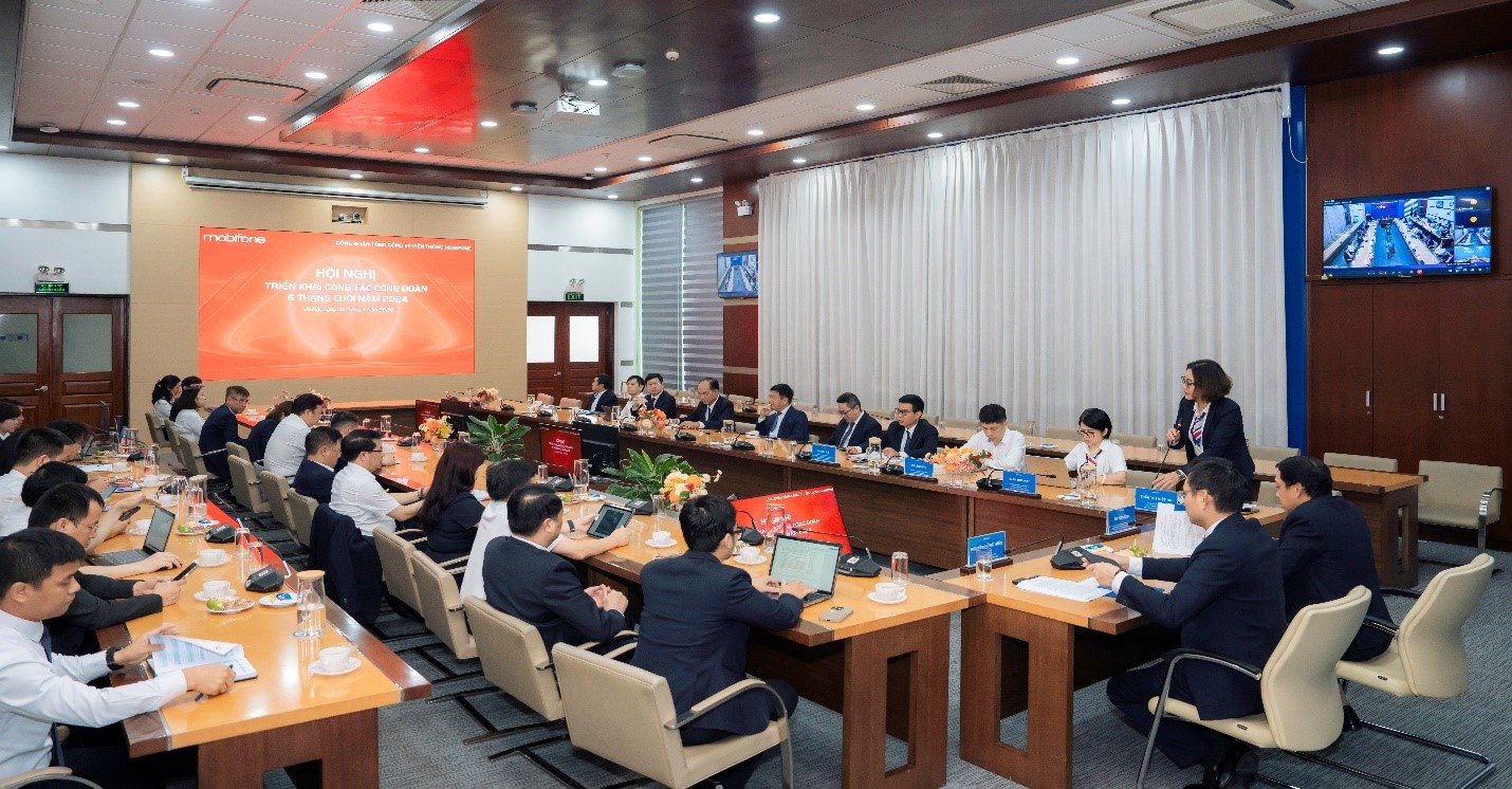 CÔNG ĐOÀN MOBIFONE TỔ CHỨC HỘI NGHỊ BAN CHẤP HÀNH (MỞ RỘNG) LẦN THỨ 5, NHIỆM KỲ 2023-2028 TRIỂN KHAI CÔNG TÁC 06 THÁNG CUỐI NĂM 2024