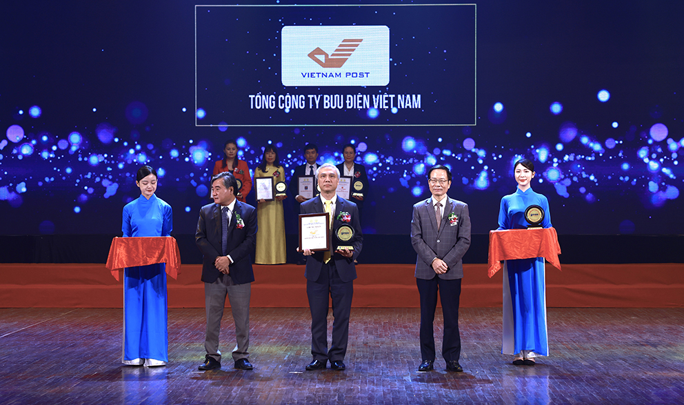 Năm thứ 7 liên tiếp Bưu điện Việt Nam được vinh danh Nhãn hiệu nổi tiếng Việt Nam